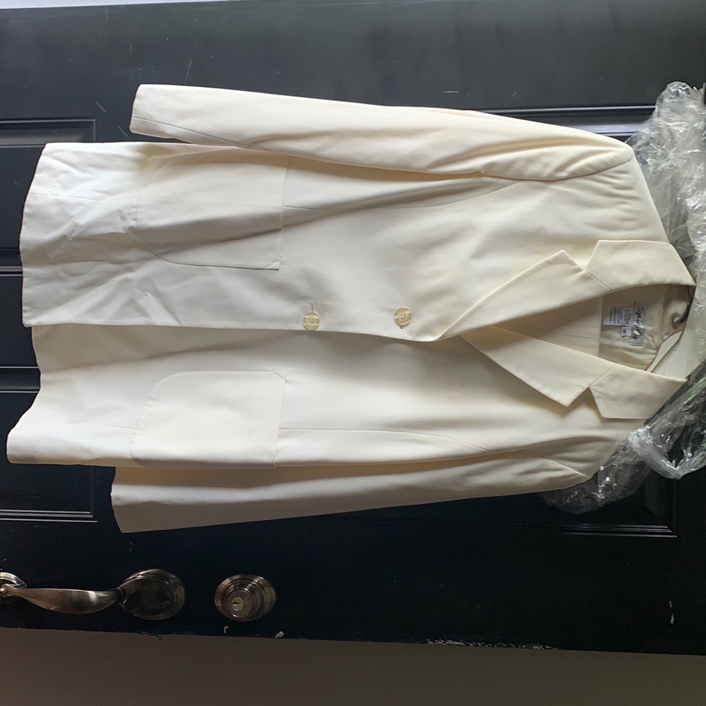 SALE Vintage Spiegel cream jacket and pants suit